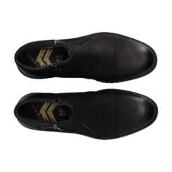 Leder Stiefel schwarz