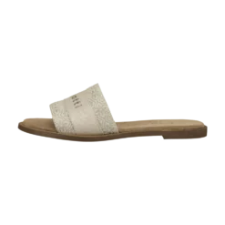 Pantoletten beige