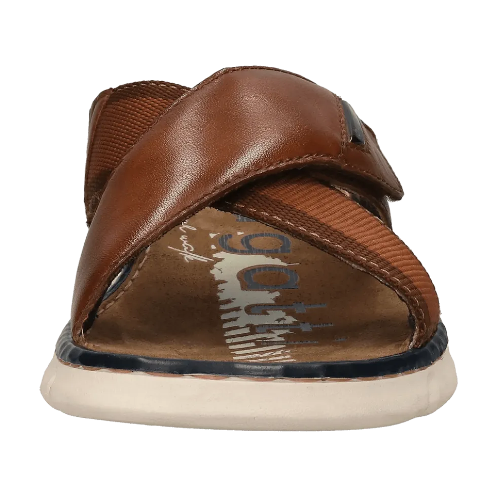 Pantoletten cognac