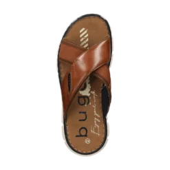 Pantoletten cognac