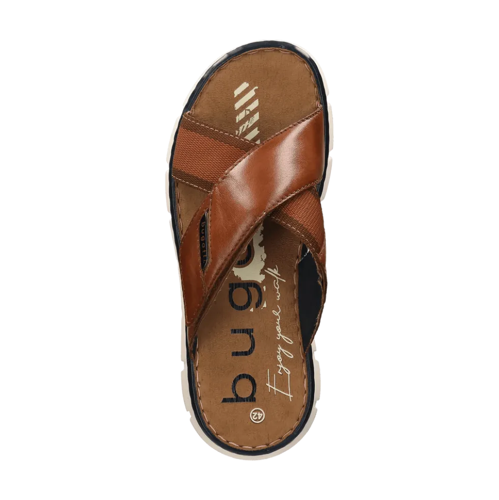 Pantoletten cognac