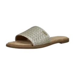 Pantoletten metallic