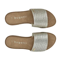 Pantoletten metallic