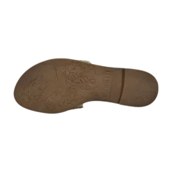 Pantoletten metallic