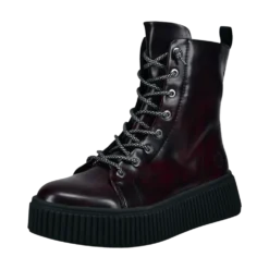 Schnürstiefel bordeaux