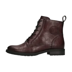 Schnürstiefel bordo