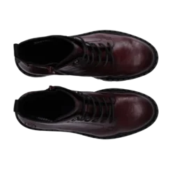Schnürstiefel bordo
