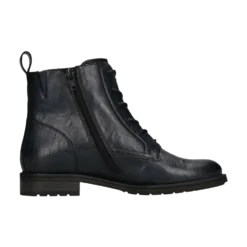 Schnürstiefel dunkelblau
