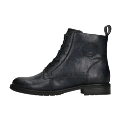 Schnürstiefel dunkelblau