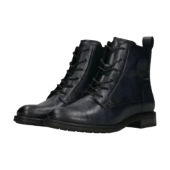 Schnürstiefel dunkelblau