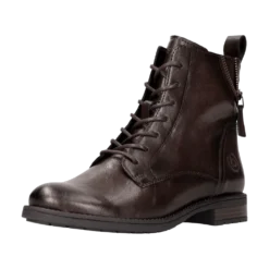 Schnürstiefel dunkelbraun