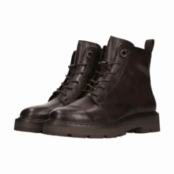 Schnürstiefel dunkelbraun