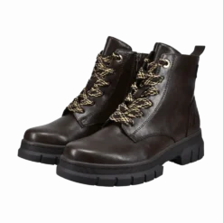 Schnürstiefel dunkelbraun