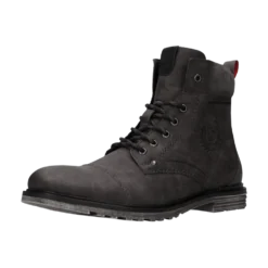 Schnürstiefel dunkelgrau