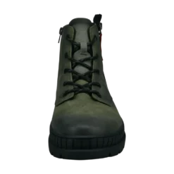 Schnürstiefel dunkelgrün