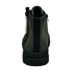 Schnürstiefel dunkelgrün
