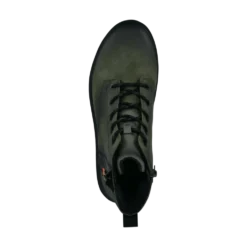 Schnürstiefel dunkelgrün