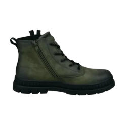 Schnürstiefel dunkelgrün