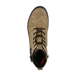 Schnürstiefel dunkelgrün