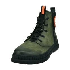 Schnürstiefel dunkelgrün