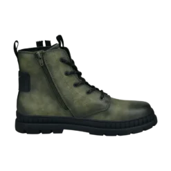 Schnürstiefel dunkelgrün