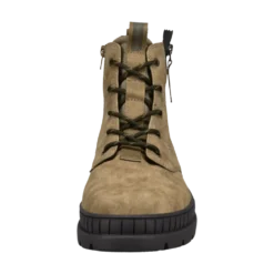 Schnürstiefel dunkelgrün