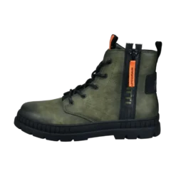 Schnürstiefel dunkelgrün