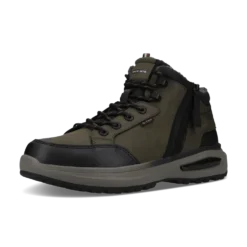 Schnürstiefel dunkelgrün