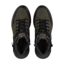 Schnürstiefel dunkelgrün
