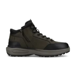Schnürstiefel dunkelgrün