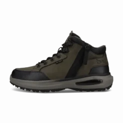 Schnürstiefel dunkelgrün