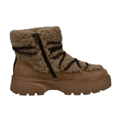 Schnürstiefel hellbraun