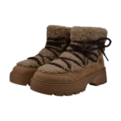Schnürstiefel hellbraun