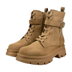 Schnürstiefel hellbraun