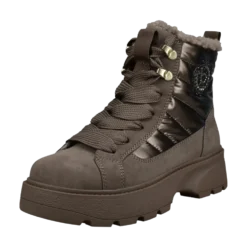 Schnürstiefel taupe