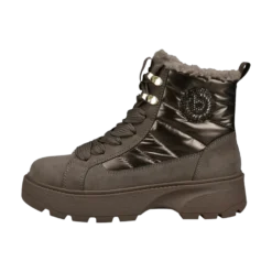 Schnürstiefel taupe