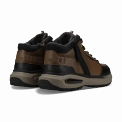 Sneaker-Boots cognac