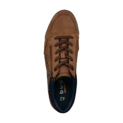 Sneaker cognac